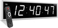 Ivation Oversized 24" Large Digital LED Clock | Big Digital Clock