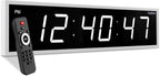 Ivation Oversized 24" Large Digital LED Clock | Big Digital Clock