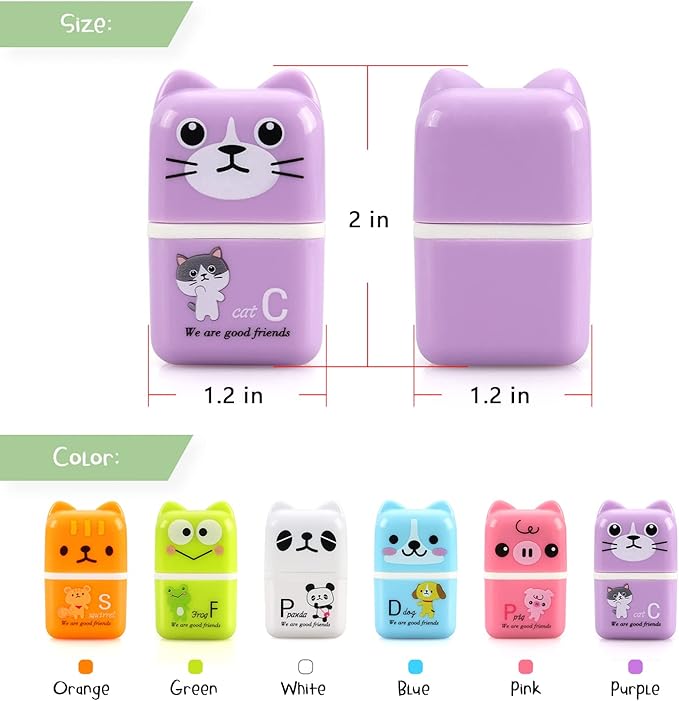 Tamaki 6 Pack Erasers for Kids, Cute Erasers - Image 2