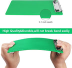 TFDLCG zm Green Clipboard with Pen Holder, Plastic Clipboard Standard Letter A4 - Image 4