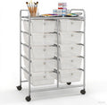 GLACER 10 Drawer Rolling Cart, Storage Cart