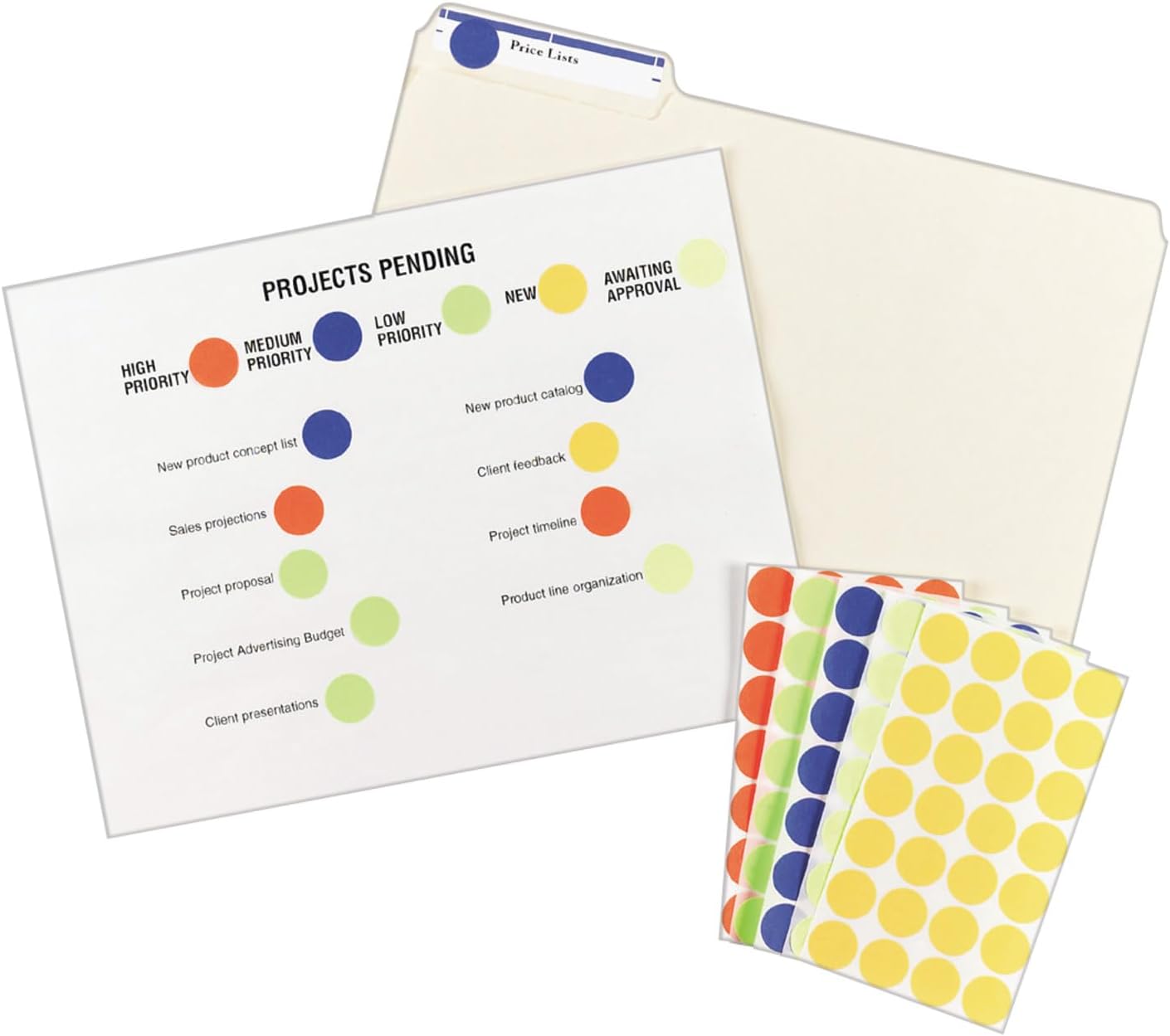 Avery Print/Write Self-Adhesive Removable Labels, 0.75 Inch Diameter, Red, 18 Packs (5466)