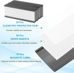 PATIKIL Magnetic Label Holder 2" x 0.7" - Image 3