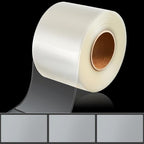 Zonon 750 Pcs Clear Labels Label Protector Clear Stickers Wafer Seals by Zonon