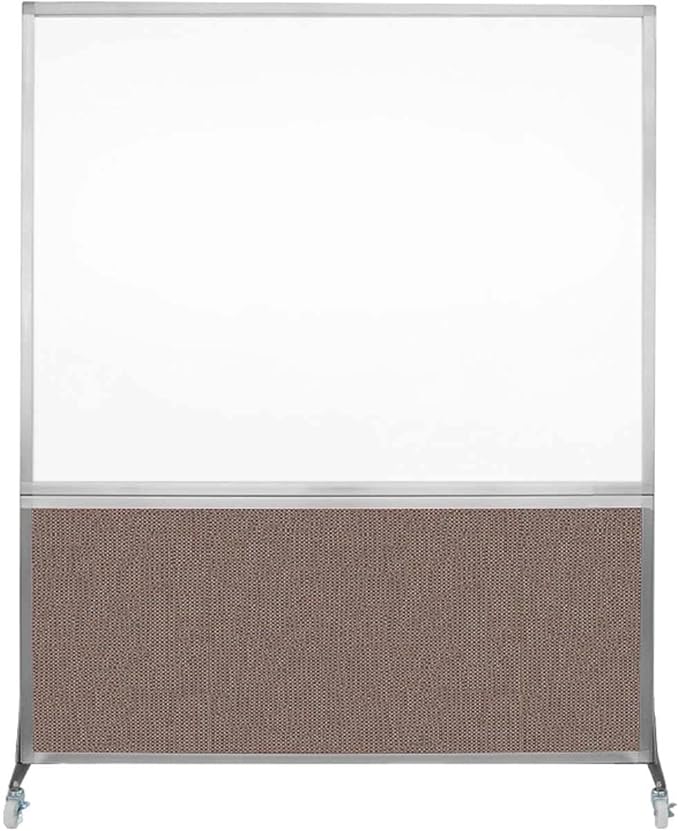 DivideWrite Mobile Whiteboard | Double Sided Dry Erase Board | Portable Office by VERSARE