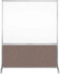 DivideWrite Mobile Whiteboard | Double Sided Dry Erase Board | Portable Office by VERSARE