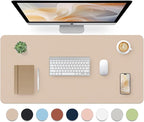 Leather Desk Pad, Large Mouse Pad, Leather Desk Blotter, Non-Slip Desk Pad by Bloss