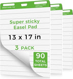DINGIXOC Sticky Mini Easel Pads 13 x 17 Inches, 3 Pack Anchor Chart Paper by Unknown