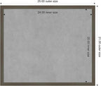 Amanti Art Grey Framed Magnetic Board 21x25 Medium Vision Board - Image 4