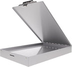 Saunders Metal Clipboard with Storage, Letter Size Paper Organizer, Steel Clip - Image 5