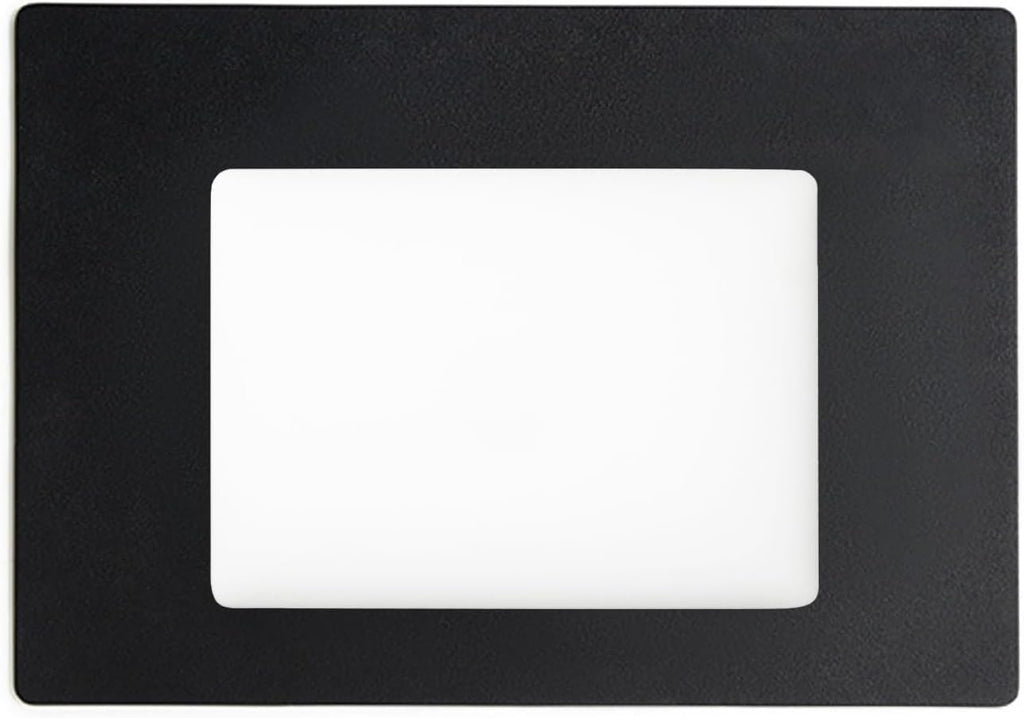 Leatherology Premium Black Full Grain Leather Modern Conference Pad – Slim Desk