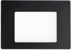 Leatherology Premium Black Full Grain Leather Modern Conference Pad – Slim Desk