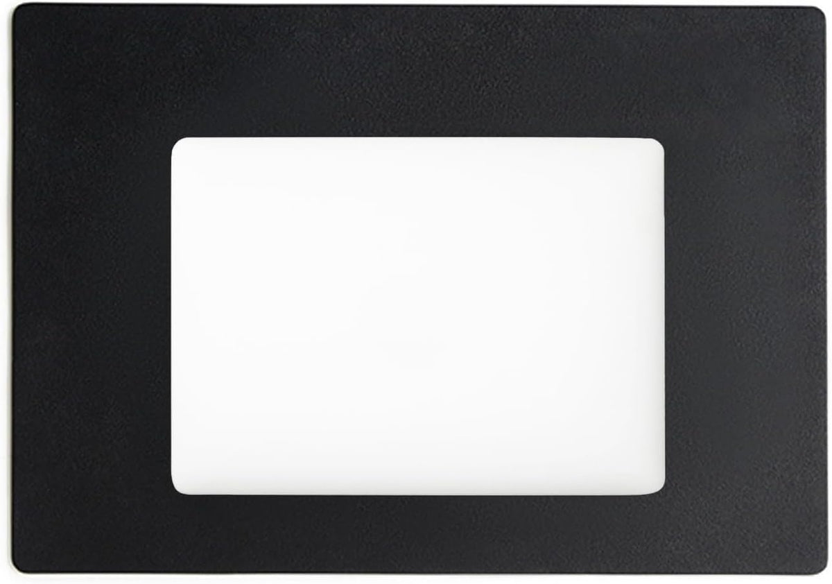 Leatherology Premium Black Full Grain Leather Modern Conference Pad – Slim Desk