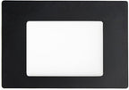 Leatherology Premium Black Full Grain Leather Modern Conference Pad – Slim Desk by Leatherology