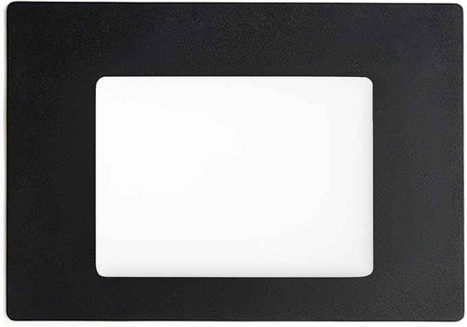 Leatherology Premium Black Full Grain Leather Modern Conference Pad – Slim Desk by Leatherology