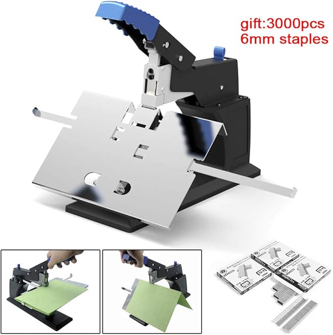 Heavy Duty Saddle Stapler, Desktop Stitch Stapler, Manual Riding Stitcher - Image 8