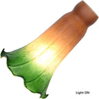 Bieye LS103 Lily Flower Blown Glass Lampshade - Image 2