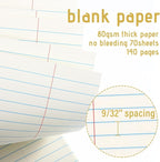 Maitys 6 Pcs Legal Pad Steno Spiral Notebook 8.5" x 11" Top Bound Spiral Pads - Image 4