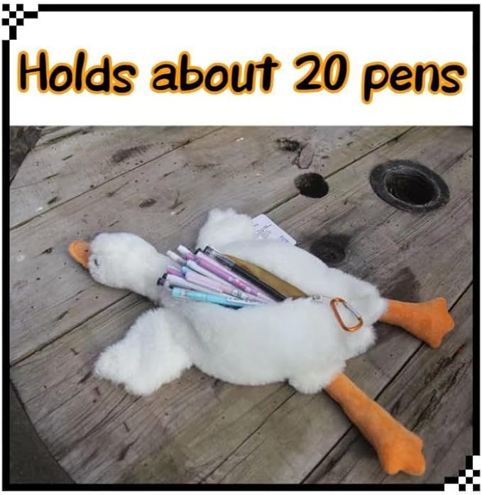 XZR Cute Pen Bag Case Box Stocking Stuffers Cute Creative Animal Cartoon Large - Image 3