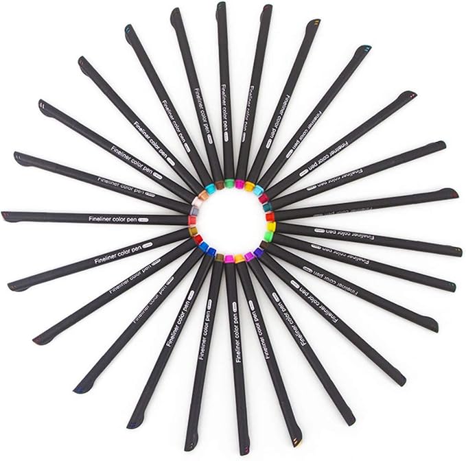 Yansanido 100 Pcs 100 Colors Fine Point Line Drawing Pens, 0.4mm of Pen Point - Image 5