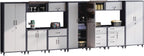 garage storage cabinets system 11pcs workshop set with, main product view