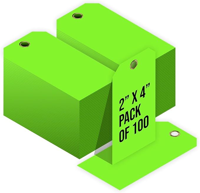 Tags 4 Less 15 Mil Waterproof Plastic Tags, Outdoor Tagging, Equipment Labeling - Image 2