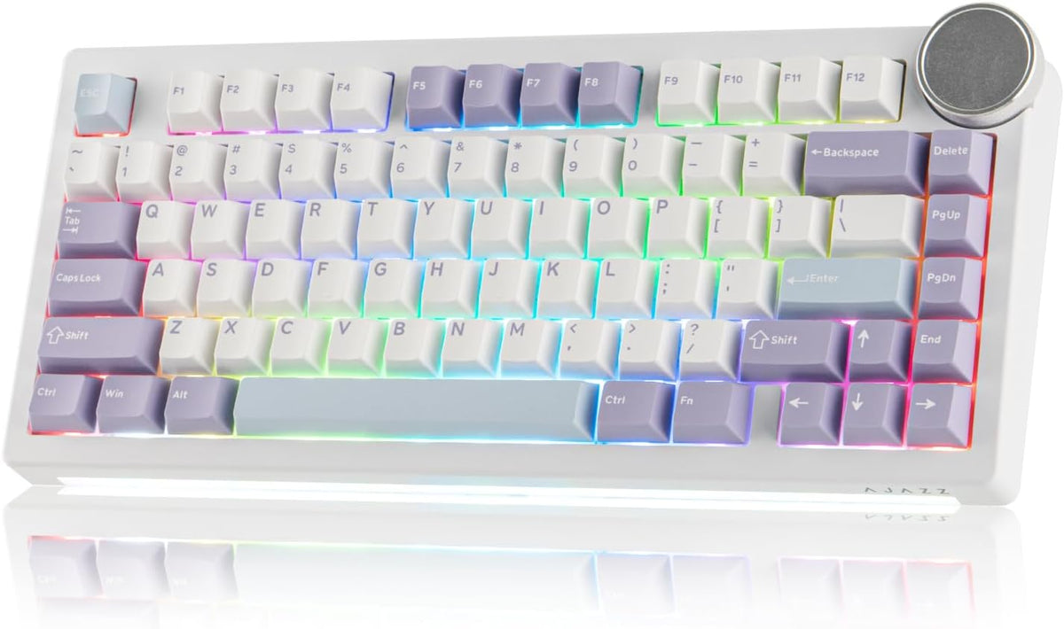 EPOMAKER AJAZZ AK820 V2 Tri-Mode Mechanical Gaming Keyboard, Big Knob