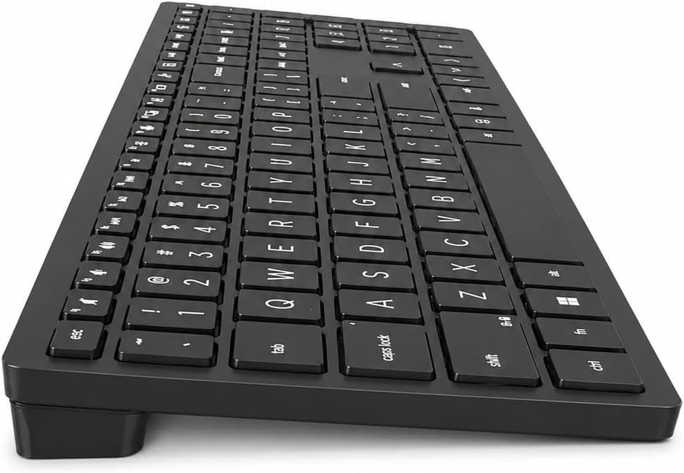 HP 710 Wireless Keyboard and Mouse Combo, Slim Design with Silent Keys, 2.4GH...