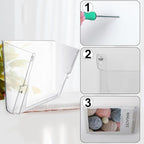 Tenceur 12 Pcs Plastic Single Pocket Wall Mount File Holder - Image 3
