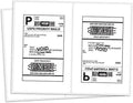 BESTEASY Round Corner Half Sheet Self Adhesive Shipping Labels by BESTEASYLABELPRINTER