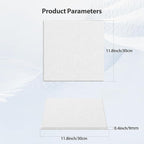 Amantech 12 Pack Acoustic Panels Self Adhesive Sound Proof Foam, High Density - Image 6