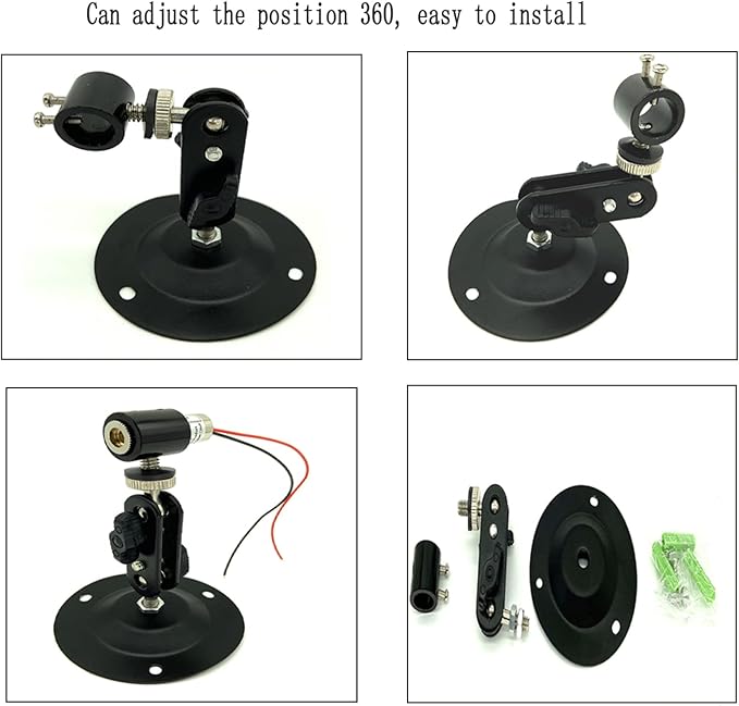 Laser Positioning Bracket Laser Module Fixing Bracket 360-degree Adjustable - Image 3