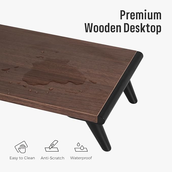 loukin Monitor Stand Riser for Desk, 22.4" x 8.3" Larger Computer Stand for - Image 4