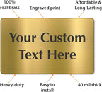 SmartSign Custom Brass Sign - Image 3