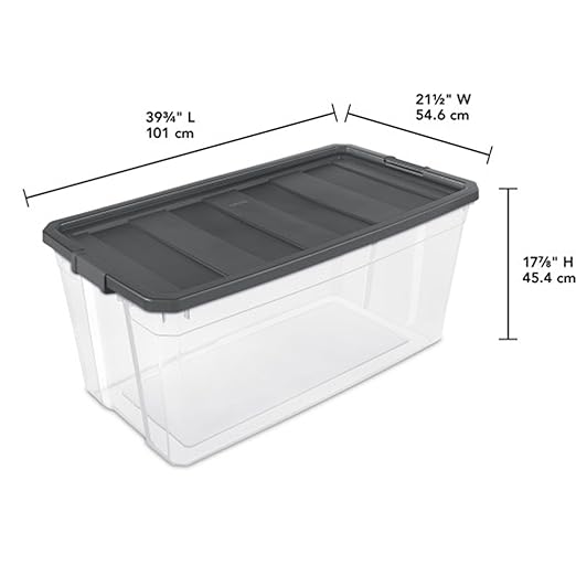 Sterilite 3-Pack Modular Stacker Box, Durable Clear Plastic Storage Bins - Image 4
