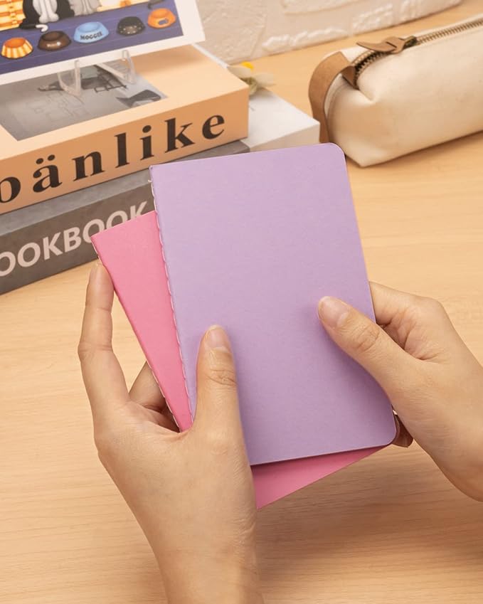 Lzerking Small Journal Mini Notebooks Bulk 36 Pack Pocket Notepads-Light Purple - Image 6