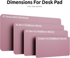 YSAGi Leather Desk Protector, Office Mat, Large Mouse Mat, Non-Slip PU Leather - Image 8