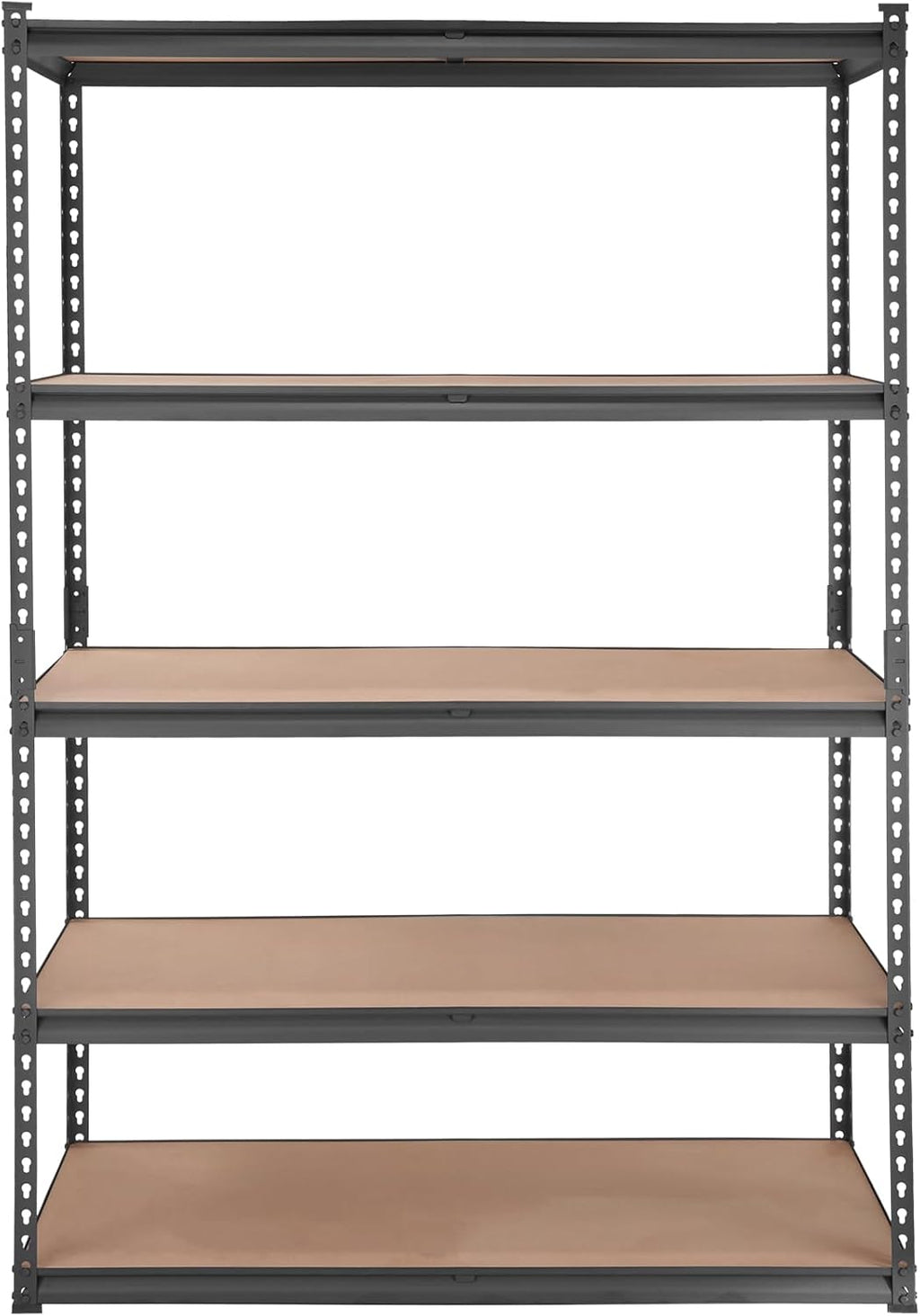 vevor storage shelves 5-tier adjustable 2000 lbs 48"x24"x72", view 9
