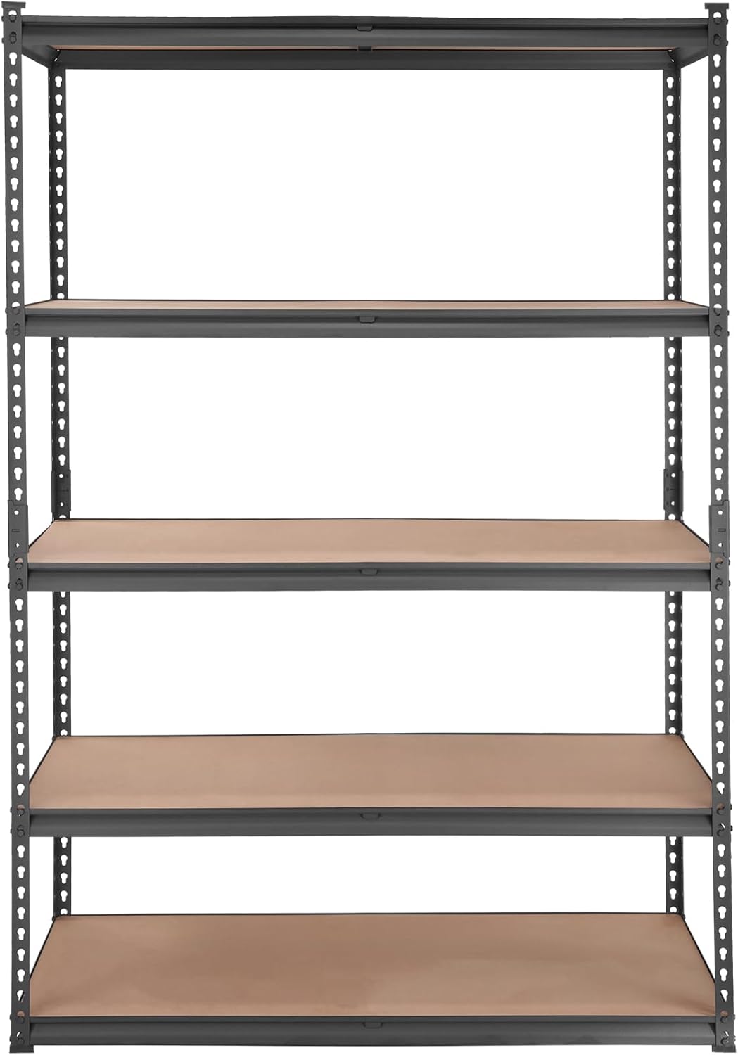 vevor storage shelves 5-tier adjustable 2000 lbs 48"x24"x72", view 9