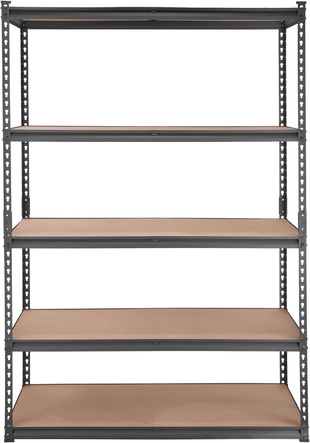 vevor storage shelves 5-tier adjustable 2000 lbs 48"x18"x72", view 9