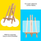 MEEDEN 16 Inch Tabletop Easel: 12 Pack Beech Wood Easel - Image 5