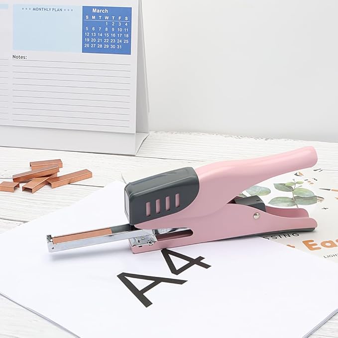 XiowDow Pink Stapler Cute Plier Staplers - Image 8