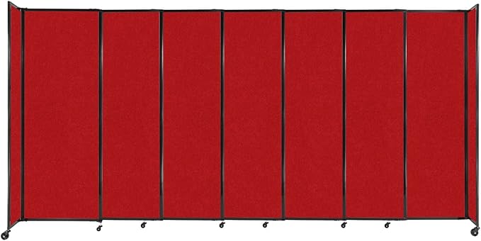 Versare Straightwall Sliding Portable Wall Partition | Freestanding Office by VERSARE
