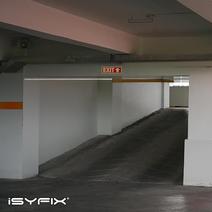 iSYFIX Exit Signs with Directional Up Arrow, Glow in the Dark, Photoluminescent - Image 3