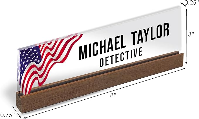 Artblox Personalized Office Desk Name Plate - Image 3