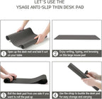 YSAGi Non-Slip Leather Desk Pad, Waterproof Laptop Computer Desk Keyboard Mat - Image 7