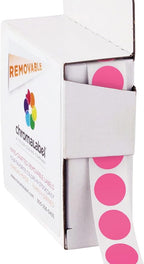 ChromaLabel 0.50 Inch Round Label Removable Color Code Dot Stickers, 1000 by ChromaLabel