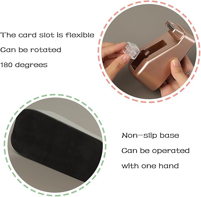 Basics Desktop Tape Dispenser, Office Desk Tape Dispenser, Heavy Duty Desk - Image 4