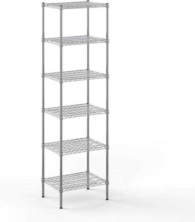 Regal Altair 18" Deep x 24" Wide x 86" Height Wire Shelving Kit | 6-Tier | NSF by Regal+Altair