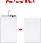 Bonfasvo 300 Pack 10x13 White Catalog Envelopes Peel & Seal Security Mailing - Image 3